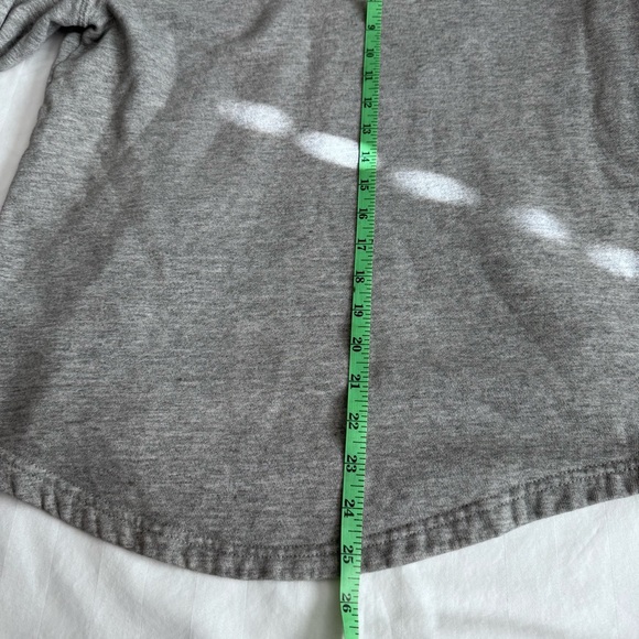 Hollister Gray Hoodie with Embroidered Graphic in Dk‎ Green Stitching, Small - Picture 14 of 15